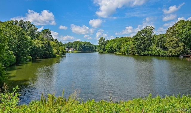 2131 Highland Dr, Powhatan, VA 23139 - water view featuring a forest