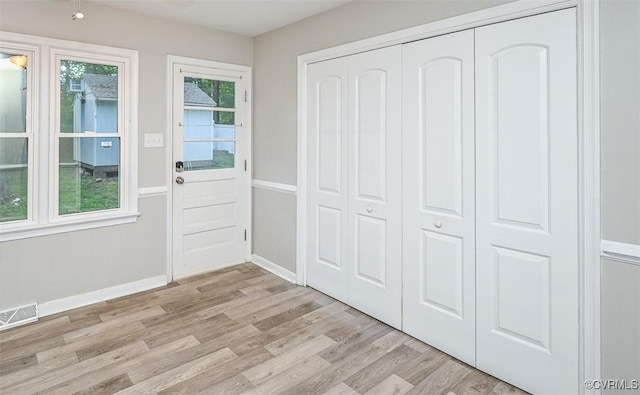 2131 Highland Dr, Powhatan, VA 23139 - entryway with light wood-style floors and baseboards