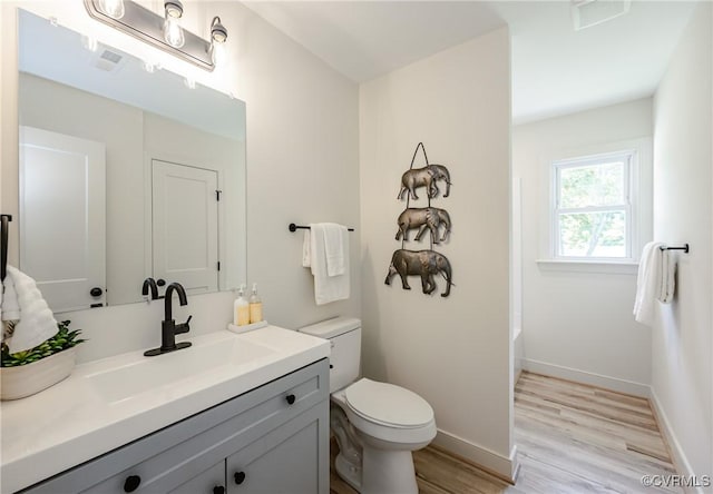 4300 N Courthouse Rd, Providence Forge, VA 23140 - full bath with vanity and wood finished floors