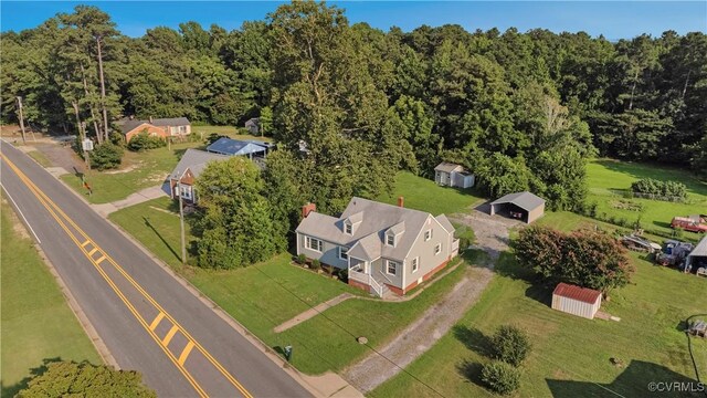 4305 Lakeview Rd, South Chesterfield, VA 23803 - aerial view of a heavily wooded area