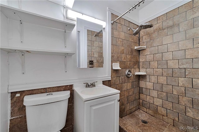 4305 Lakeview Rd, South Chesterfield, VA 23803 - full bath with vanity and a tile shower
