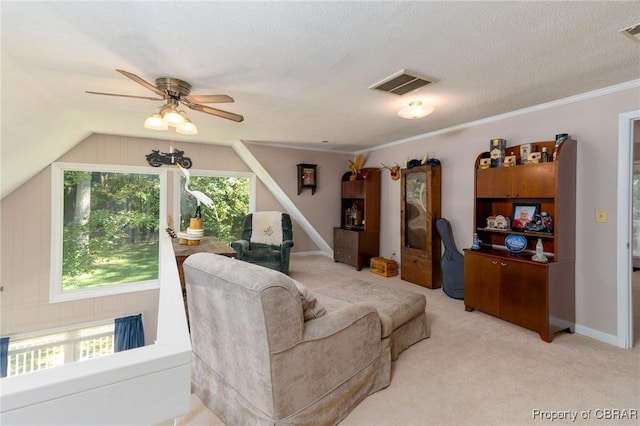 844 Rocky Point Lndg, Cobbs Creek, VA 23035 - carpeted living area featuring healthy amount of natural light and a ceiling fan