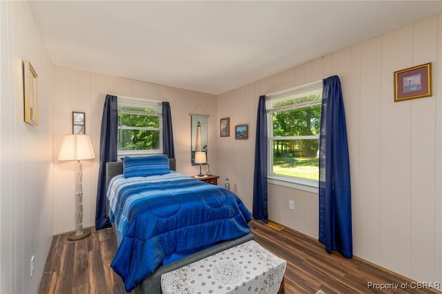 844 Rocky Point Lndg, Cobbs Creek, VA 23035 - bedroom with dark wood finished floors