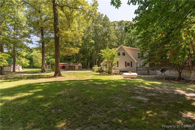 844 Rocky Point Lndg, Cobbs Creek, VA 23035 - view of yard