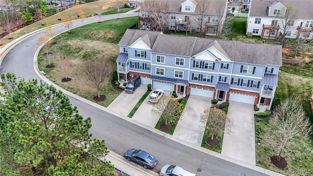 566 Abbey Village Cir, Midlothian, VA 23114 - aerial view of residential area