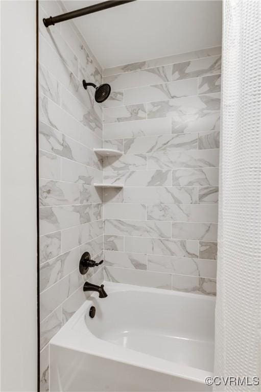 11904 W Briar Patch Dr, Midlothian, VA 23113 - bathroom with shower / bath combination with curtain
