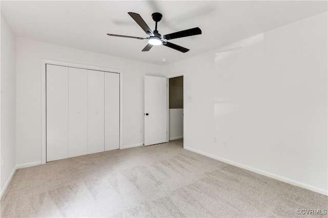 11904 W Briar Patch Dr, Midlothian, VA 23113 - unfurnished bedroom with carpet floors, a closet, and ceiling fan