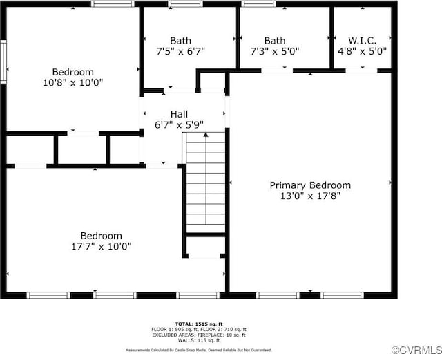 12628 Copperas Ln, Richmond, VA 23233 - view of floor plan / room layout