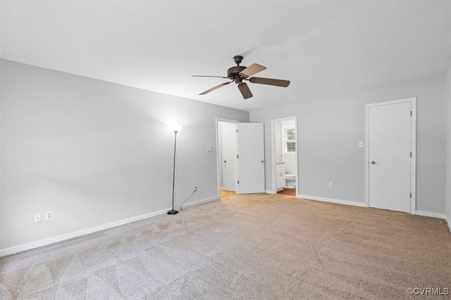 12628 Copperas Ln, Richmond, VA 23233 - unfurnished bedroom featuring carpet flooring, ensuite bathroom, and a ceiling fan