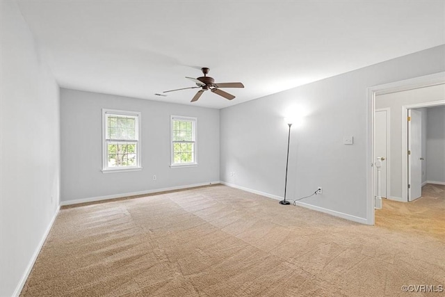 12628 Copperas Ln, Richmond, VA 23233 - empty room with light carpet and a ceiling fan