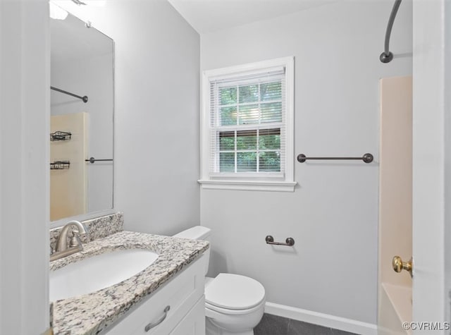 12628 Copperas Ln, Richmond, VA 23233 - full bathroom with vanity and washtub / shower combination