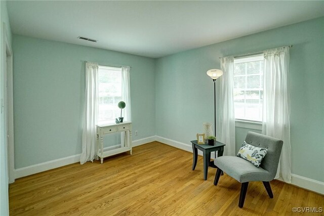 10070 Rinker Dr, Mechanicsville, VA 23116 - sitting room with light wood-type flooring and baseboards