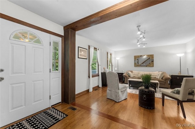 124 Gammons Vw, Bumpass, VA 23024 - entryway featuring wood finished floors and baseboards