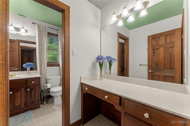 124 Gammons Vw, Bumpass, VA 23024 - bathroom with vanity and tile patterned floors