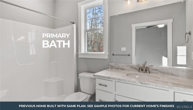 447 Raleigh Ave, South Hill, VA 23970 - bathroom featuring vanity and a shower