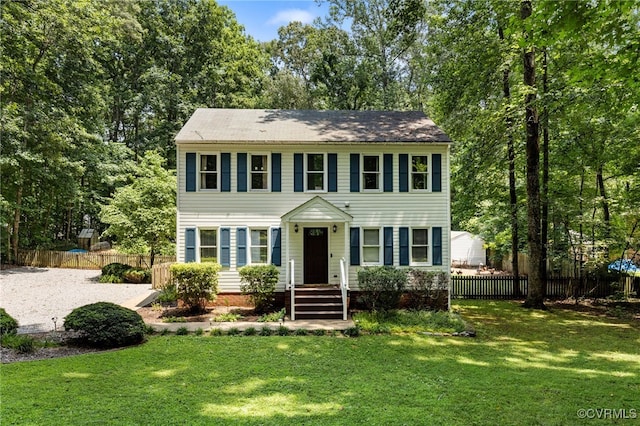 2708 Pineridge Ln, Powhatan, VA 23139 - view of colonial house
