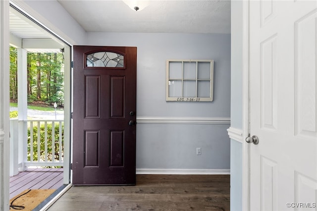 2708 Pineridge Ln, Powhatan, VA 23139 - entryway featuring wood finished floors and plenty of natural light