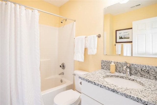 10966 Bland Ridge Dr, South Prince George, VA 23805 - bathroom featuring vanity and shower / bathtub combination with curtain