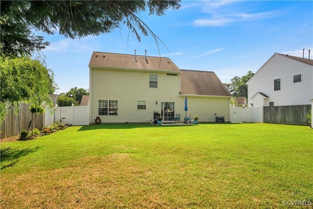 4115 Stonewood Ln, Williamsburg, VA 23188 - back of house with a fenced backyard