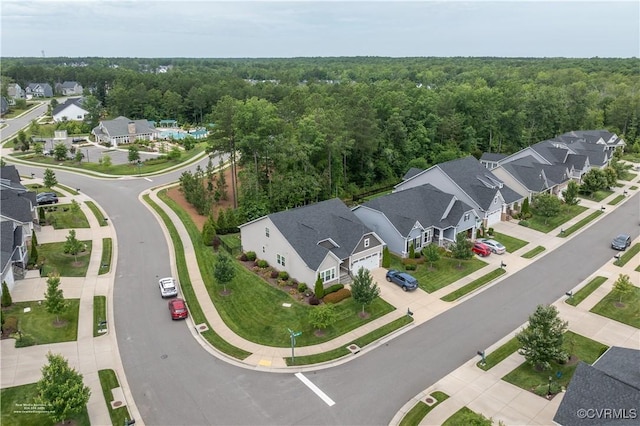 6448 Twin Falls Ter, Moseley, VA 23120 - aerial view of residential area featuring a forest
