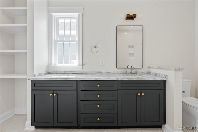 4705 Fitzhugh Ave, Richmond, VA 23230 - bathroom featuring toilet and double vanity
