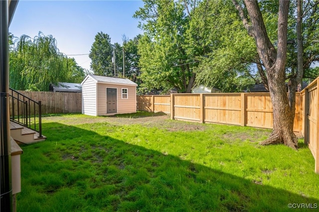 4705 Fitzhugh Ave, Richmond, VA 23230 - fenced backyard featuring a shed