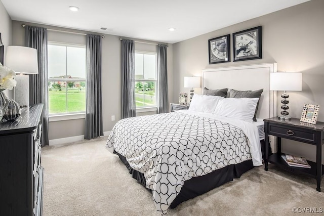 8701 Abercrombie Dr, Chesterfield, VA 23838 - bedroom with light carpet and recessed lighting