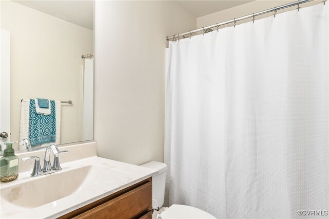 7828 Vermeil St, North Chesterfield, VA 23237 - bathroom featuring vanity and curtained shower
