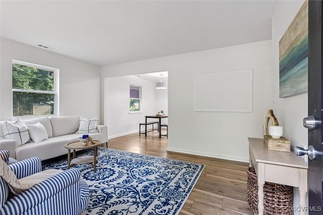 5720 Centerville Rd, Williamsburg, VA 23188 - living area featuring wood finished floors and baseboards