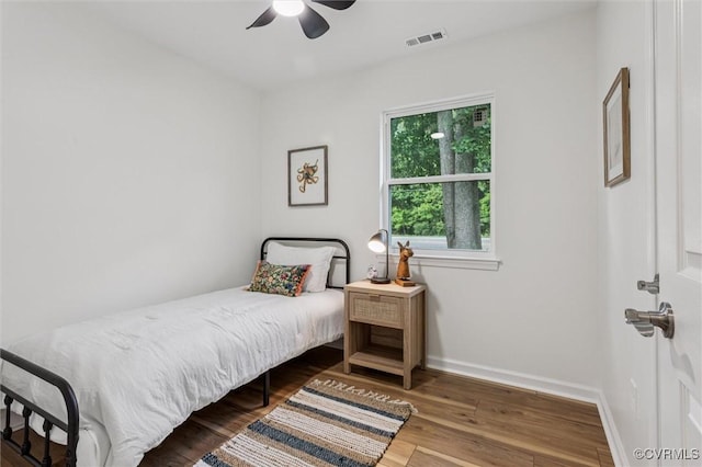 5720 Centerville Rd, Williamsburg, VA 23188 - bedroom featuring wood finished floors and ceiling fan