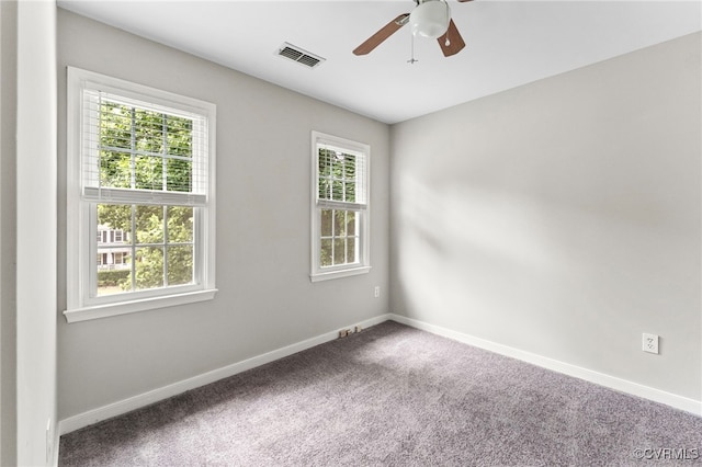 7707 Northern Dancer Ct, Midlothian, VA 23112 - empty room with carpet and a ceiling fan