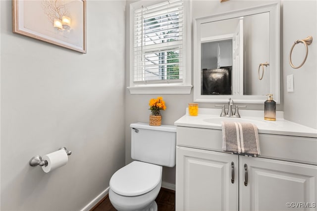 7707 Northern Dancer Ct, Midlothian, VA 23112 - half bathroom featuring toilet and vanity