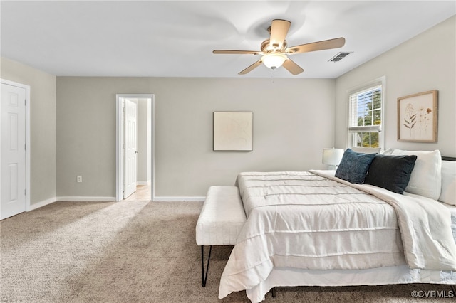 7707 Northern Dancer Ct, Midlothian, VA 23112 - carpeted bedroom featuring baseboards and ceiling fan