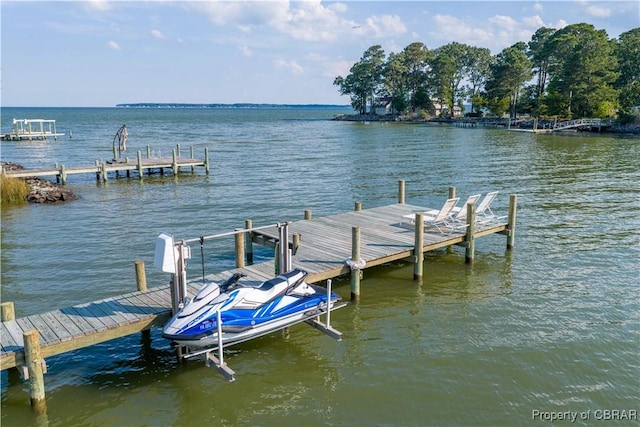 11 Franklin St, Deltaville, VA 23043 - dock area with a water view