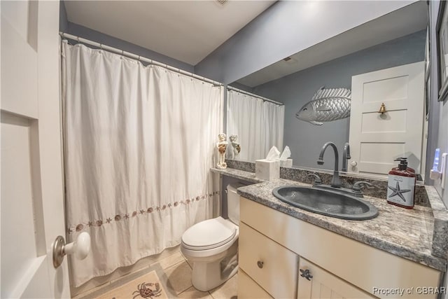 11 Franklin St, Deltaville, VA 23043 - bathroom featuring vanity and tile patterned flooring