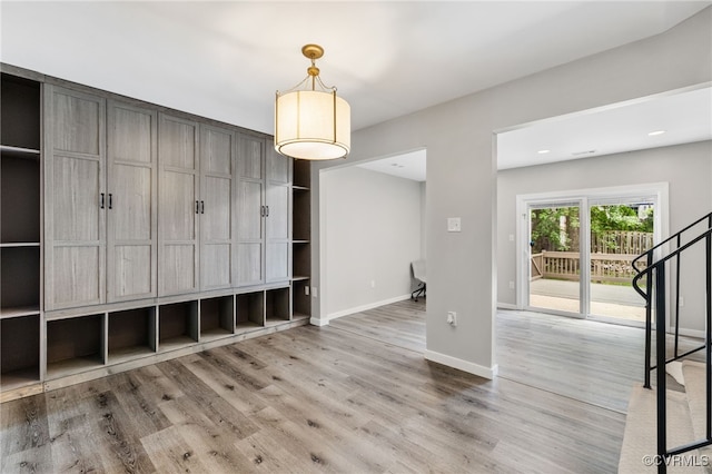 1553 United Ct, Henrico, VA 23238 - unfurnished dining area featuring wood finished floors and recessed lighting