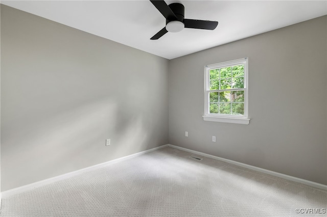 1553 United Ct, Henrico, VA 23238 - spare room featuring carpet flooring and a ceiling fan