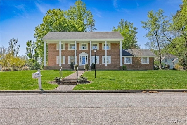 3000 W Riverside Ave, Hopewell, VA 23860 - greek revival inspired property featuring a front lawn and a porch