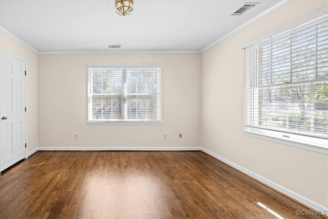 3000 W Riverside Ave, Hopewell, VA 23860 - unfurnished bedroom with wood finished floors and ornamental molding