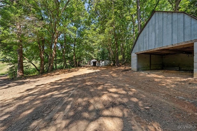 2001 Hicks Rd, North Chesterfield, VA 23235 - view of yard with an outbuilding and a pole building