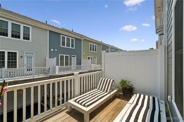 14424 Michaux Village Dr, Midlothian, VA 23113 - view of wooden terrace