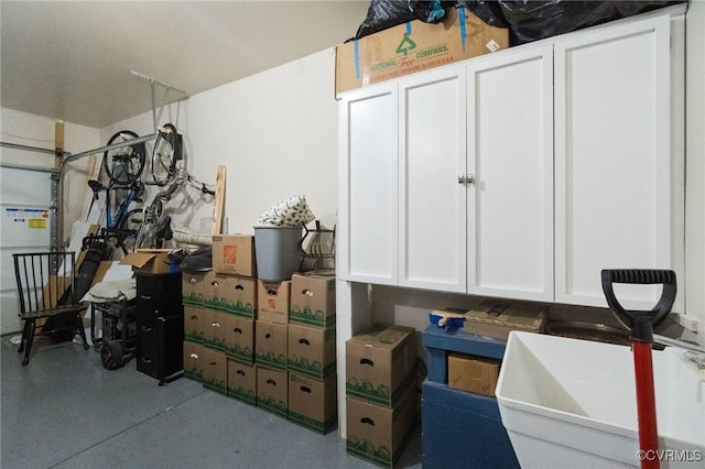 14424 Michaux Village Dr, Midlothian, VA 23113 - garage with a sink