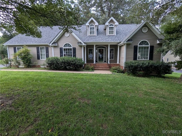 12703 Colby Cove Ct, Chester, VA 23831 - view of front of home with covered porch, roof with shingles, and a front yard