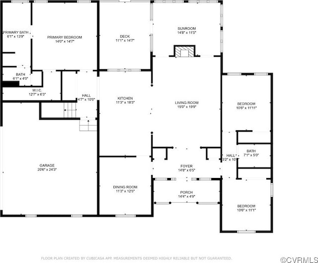 12703 Colby Cove Ct, Chester, VA 23831 - view of floor plan / room layout