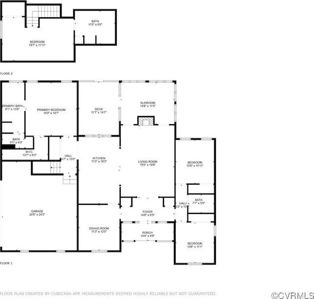 12703 Colby Cove Ct, Chester, VA 23831 - view of room layout