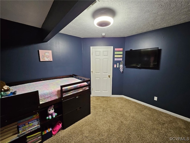 4740 Old Williamsburg Rd, Sandston, VA 23150 - bedroom featuring carpet and a textured ceiling