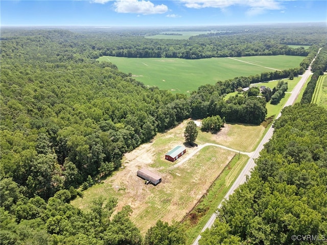 33419 Richmond Tpke, Hanover, VA 23069 - aerial view of sparsely populated area with a heavily wooded area