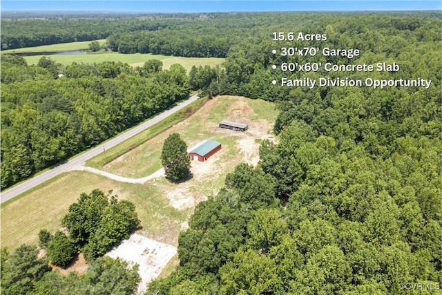 33419 Richmond Tpke, Hanover, VA 23069 - drone / aerial view of a heavily wooded area