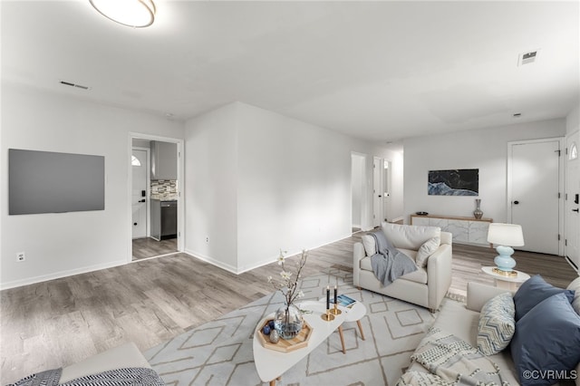 10500 Claybar Trl, North Chesterfield, VA 23236 - living room with wood finished floors and baseboards