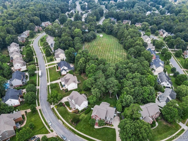 15585 Fox Cove Cir, Moseley, VA 23120 - aerial view of property and surrounding area with nearby suburban area